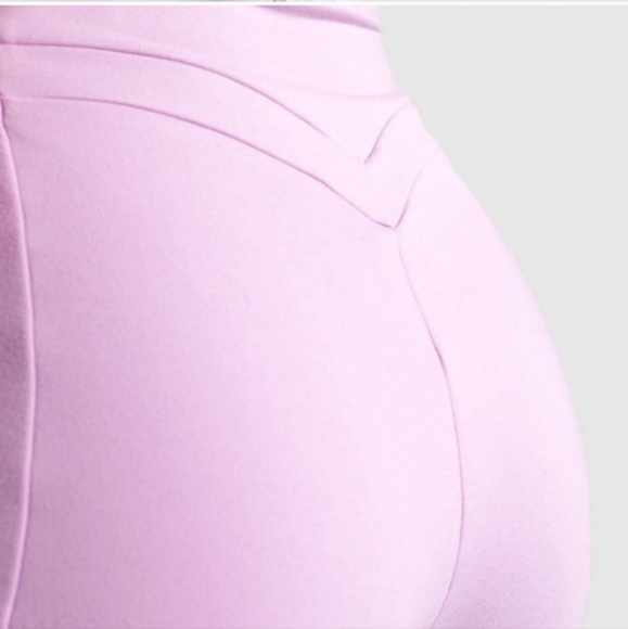 NWT GYMSHARK LEGACY FITNESA LEGGINGS-PASTEL GRAPE/WHITE SZ XS - Picture 3 of 8